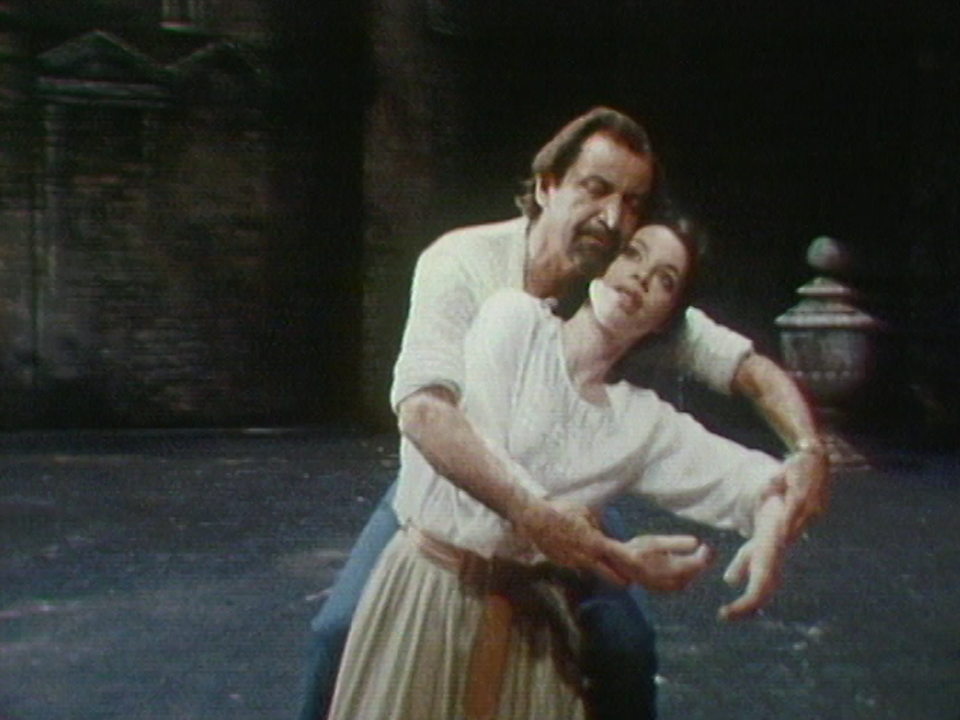 Maurice Béjart pendant les répétitions de Don Giovanni. [RTS]