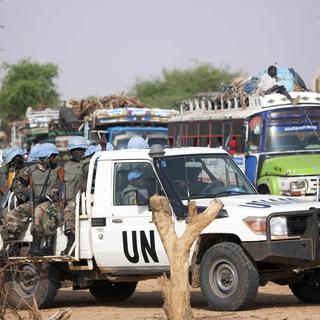 L'humanitaire suisse collaborait avec les forces de l'ONU au Darfour. [Reuters]