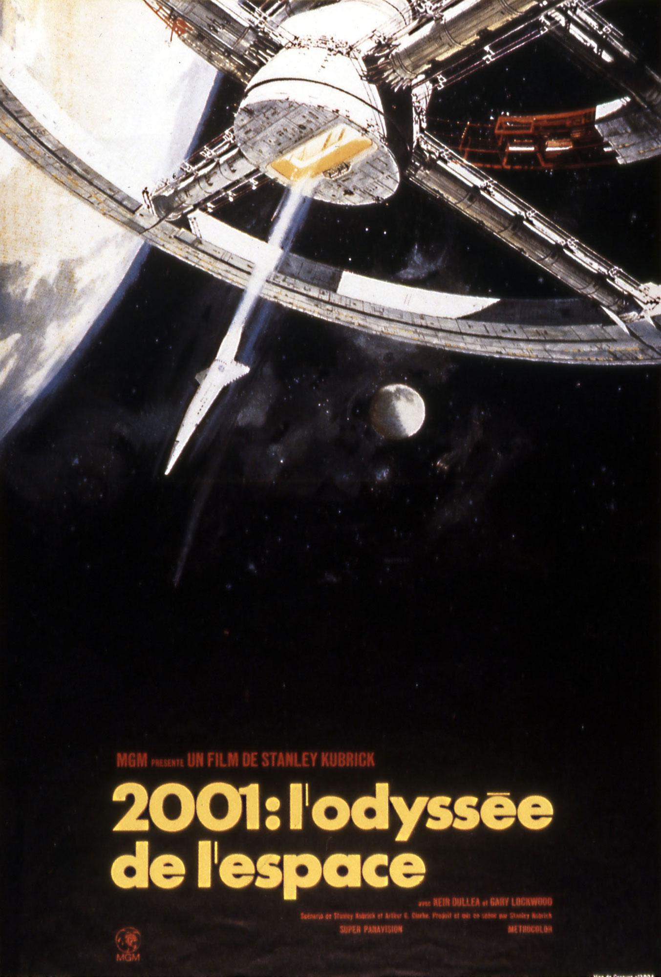 L'affiche du film "2001, l'Odysée de l'espace". [AFP - Metro Goldwyn Mayer / Collection ChristopheL]