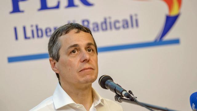 Le PLR tessinois se détermine mardi sur la candidature, unique ou pas, d'Ignazio Cassis. [Ti-Pres/Keystone - Pablo Gianinazzi]