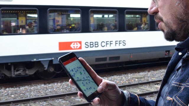 L'application "Mon voyage" des CFF était dans le viseur des organisations syndicales, en raison de la collaboration envisagée avec le service Uber. [CFF]