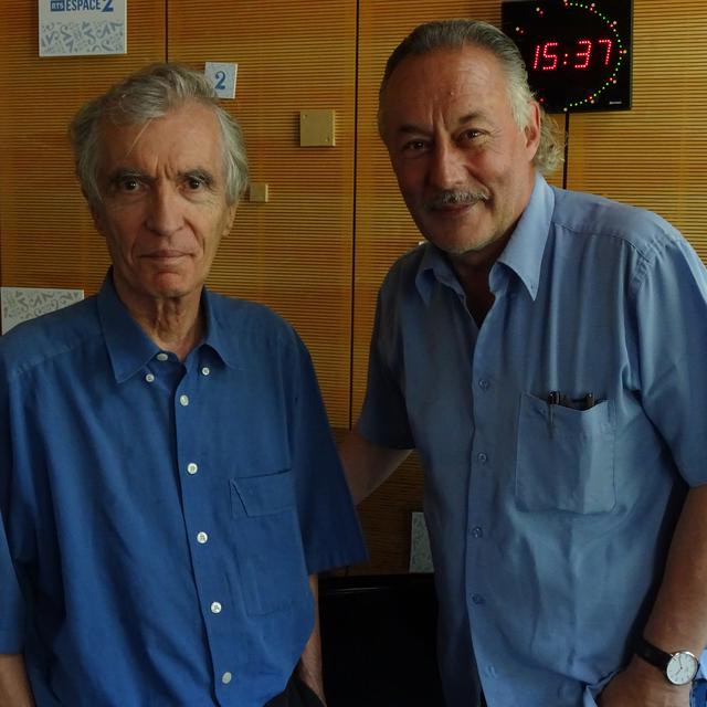 Claude Burgelin et Jacques Roman. [RTS - David Collin]