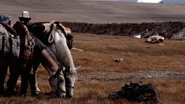 Image du tournage du documentaire "Les extraordinaires voyages d'Ella Maillart".