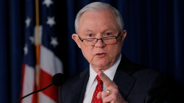 Le procureur général des États-Unis, Jeff Sessions, sera à nouveau interrogé mardi au Congrès à Washington. [REUTERS - Lucas Jackson]