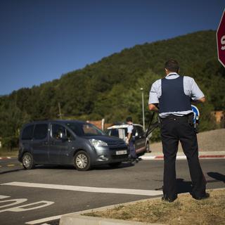 Des gendarmes espagnols. [AP/Keystone - Francisco Seco]