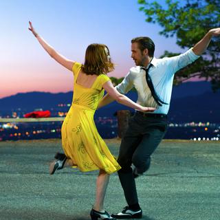 Ryan Gosling et Emma Stone à l'affiche de La La Land. [Black Label Media]