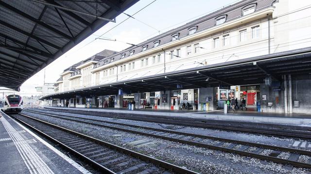 La gare de Lausanne (image d'archives). [Keystone - Aline Staub]