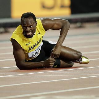 Les choses ont été difficiles pour la Jamaïque à Londres, à l'image d'Usain Bolt. [AP/Keystone - Tim Ireland]