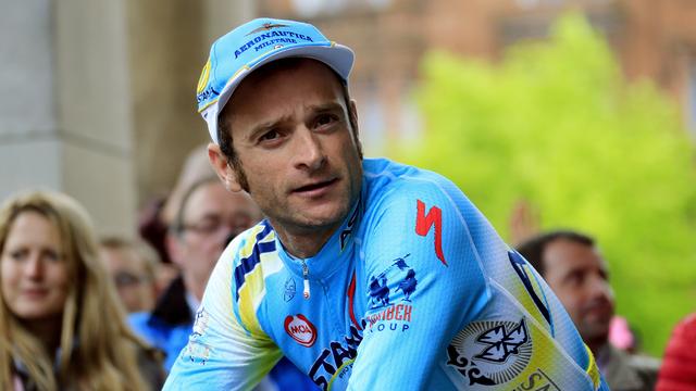 Scarponi lors de la présentation des équipes du Giro 2014. [Luk Benies]