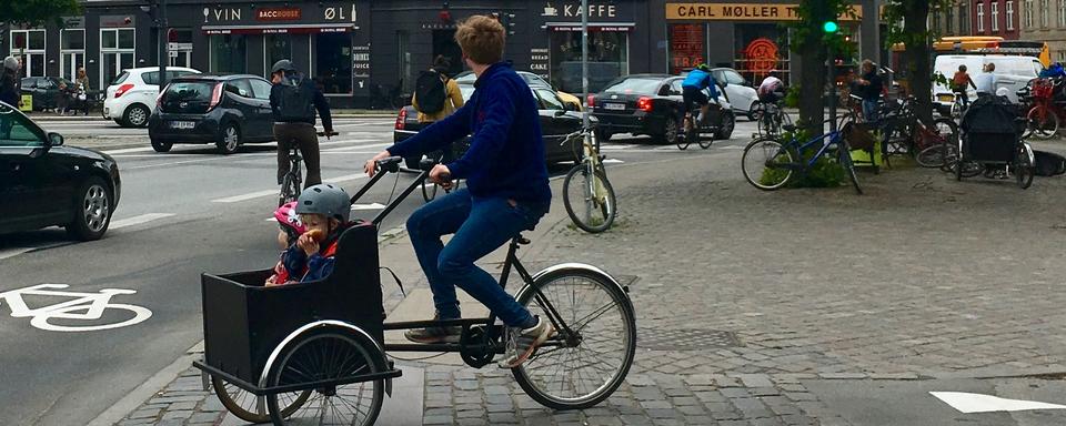 Copenhague, ville du vélo. [RTS - Alexandra Richard]