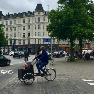 Copenhague, ville du vélo. [RTS - Alexandra Richard]
