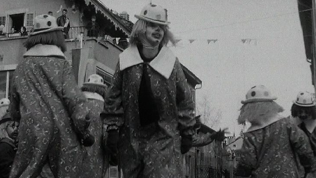 Carnaval en Valais en 1963. [RTS]