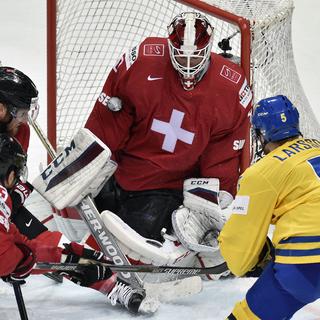 La Suisse affrontera la Suède en quarts de finale des Mondiaux (ici une rencontre en mai 2016).