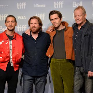 L'équipe du film présente "Borg-McEnroe" au TIFF en 2017. [AFP - Alberto E. Rodriguez]