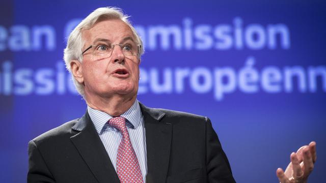 Michel Barnier est venu présenter mercredi à Bruxelles son mandat de négociation. [Wiktor Dabkowski]