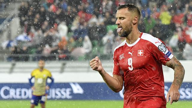 Seferovic a inscrit contre Andorre ses 9e et 10e buts en sélection. [Peter Schneider]