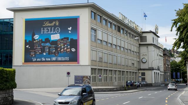 L'usine Lindt & Sprüngli de Kilcheberg (ZH). [Keystone - Ennio Leanza]