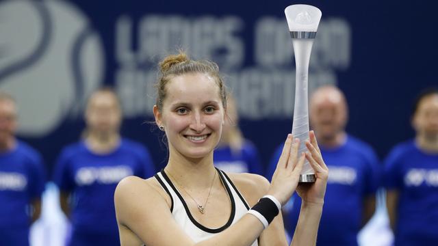 Marketa Vondrousova décroche avec brio son premier titre sur le Circuit. [Peter Klaunzer]