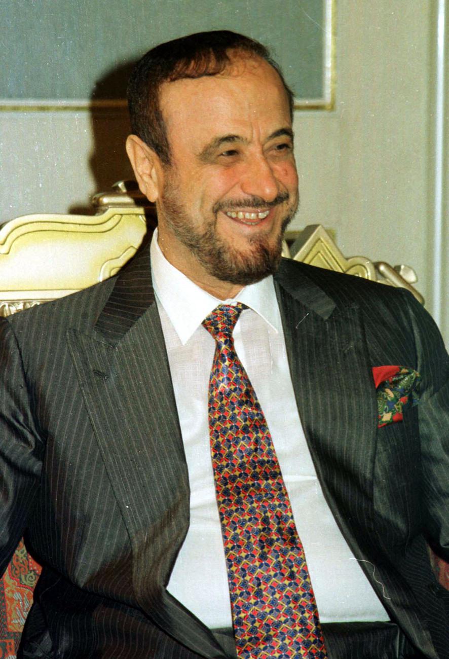 Rifaat al-Assad, oncle du président syrien Bachar al-Assad, photographié en juin 2000.