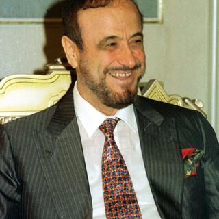 Rifaat al-Assad, oncle du président syrien Bachar al-Assad, photographié en juin 2000.