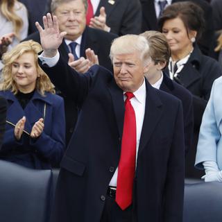 Donald Trump a prêté serment, devenant le président des Etats-Unis, le 20 janvier au Capitole à Washington. [Lucy Nicholson]
