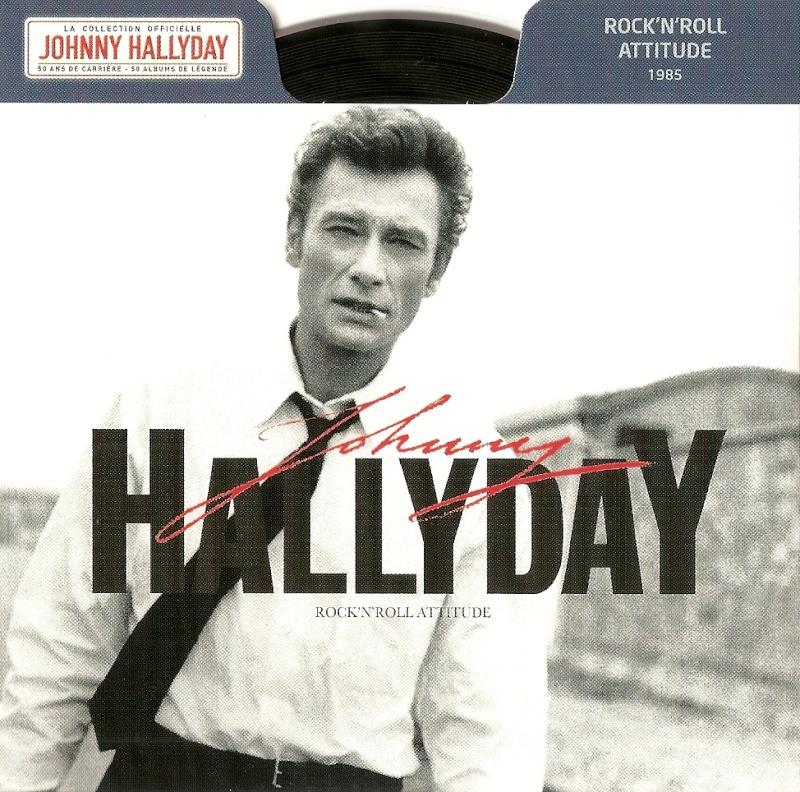 La pochette de l'album "Rock'n'roll attitude" (1985) de Johnny Hallyday [Universal Music - Polygram]