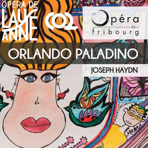 Flyer de l'opéra "Orlando Paladino" à l’Opéra de Fribourg. [Opéra de Fribourg - Opéra de Fribourg]