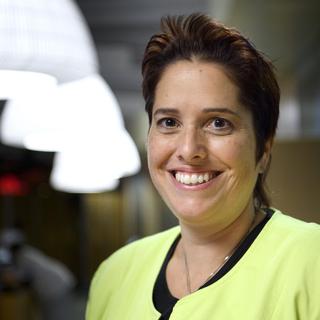 Isabelle Chevalley, candidate Vert'liberale au deuxième tour de l'élection au Conseil d'Etat du canton de Vaud. [keystone - Laurent Gillieron]