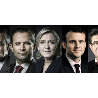 Le débat sur TF1 va opposer les cinq principaux candidats. [AFP - Joël Saget]