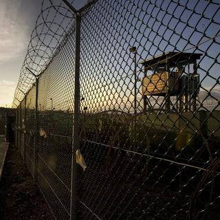 La prison militaire américaine de Guantanamo, sur l'île de Cuba, photographiée en juin 2008. [AP Photo/Keystone - Brennan Linsley]