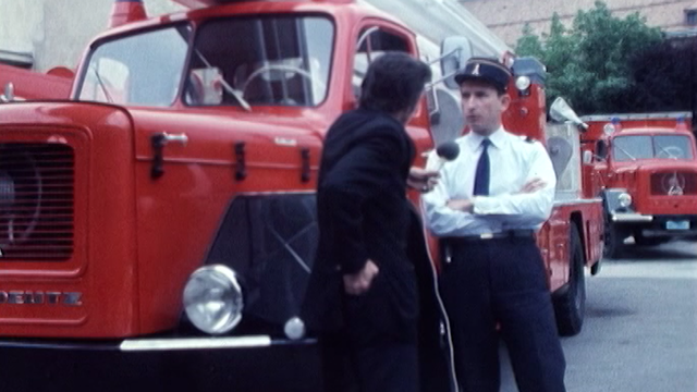 Les pompiers ont la cote en 1973. [RTS]