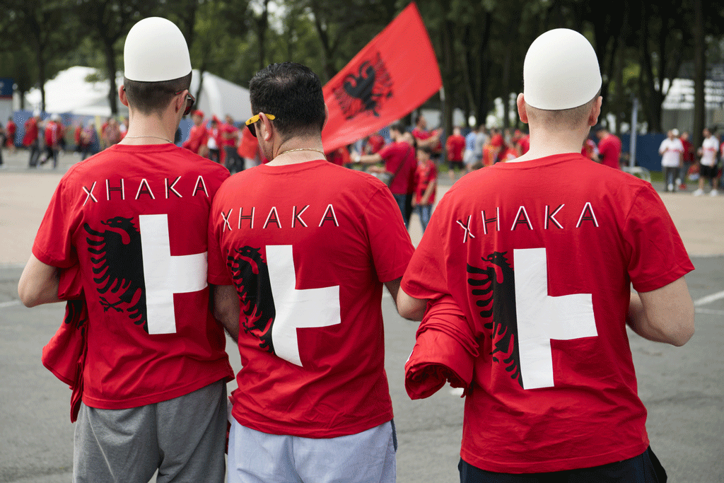 La communauté albanaise en Suisse [Keystone - Jean-Christophe Bott]