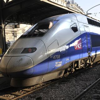 Le TGV, marque historique des trains à grande vitesse de la SNCF, sera rebaptisé. [afp - Serge Attal]
