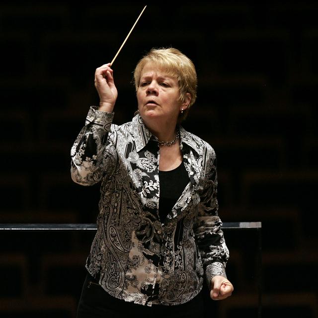 La cheffe d'orchestre américaine Marin Alsop. [Agência Estado/AFP - Ayrton Vignola]
