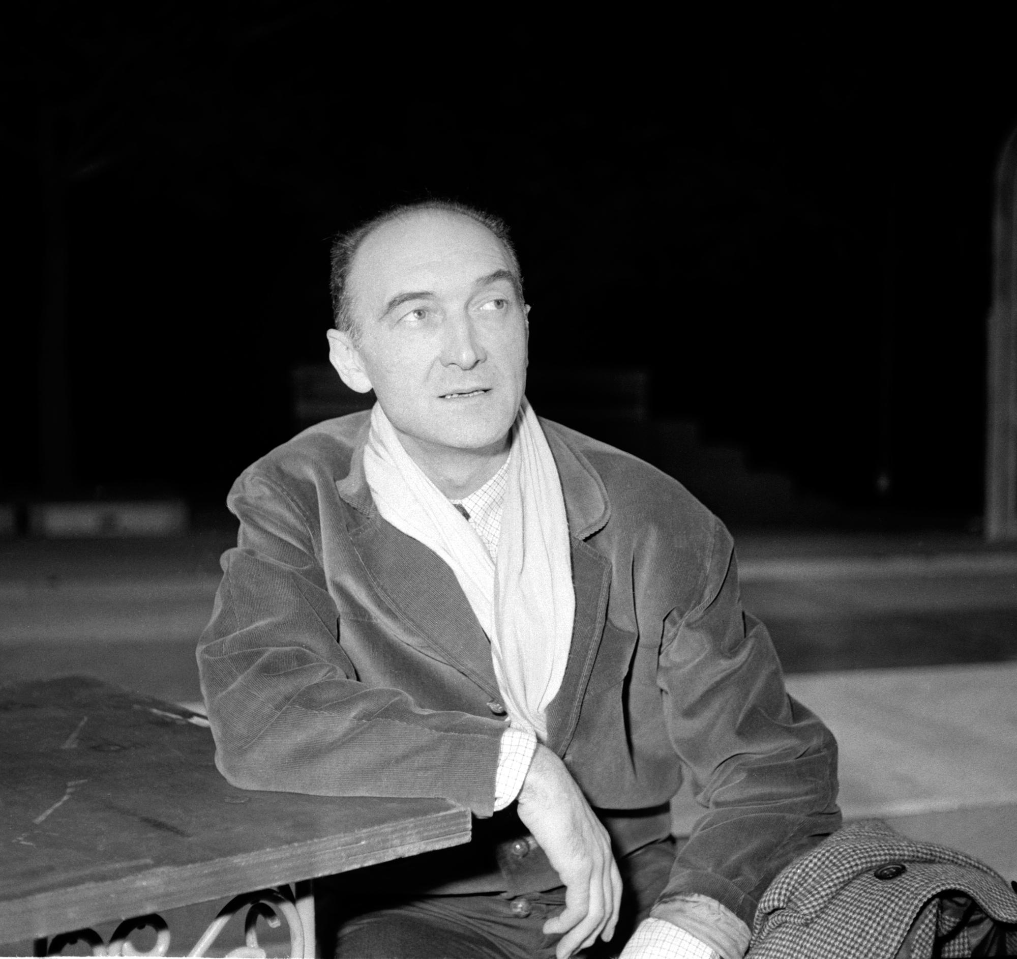 Portrait pris en novembre 1958, de Jean Vilar, directeur du TNP - Théâtre National Populaire. [AFP]