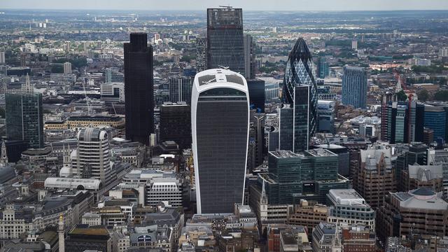 Le quartier financier de la ville de Londres. [EPA/Keystone - Andy Rain]