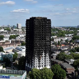 L'incendie de la tour Grenfell en plein Londres en juin dernier avait fait 71 victimes. [Hannah McKay]