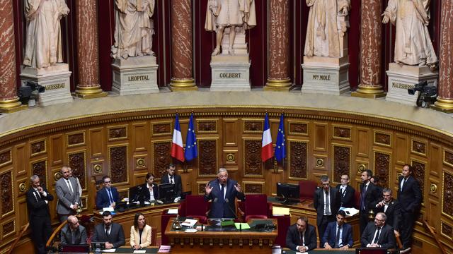 Le Sénat, chambre haute du Parlement français. [AFP - Christophe Archambault]