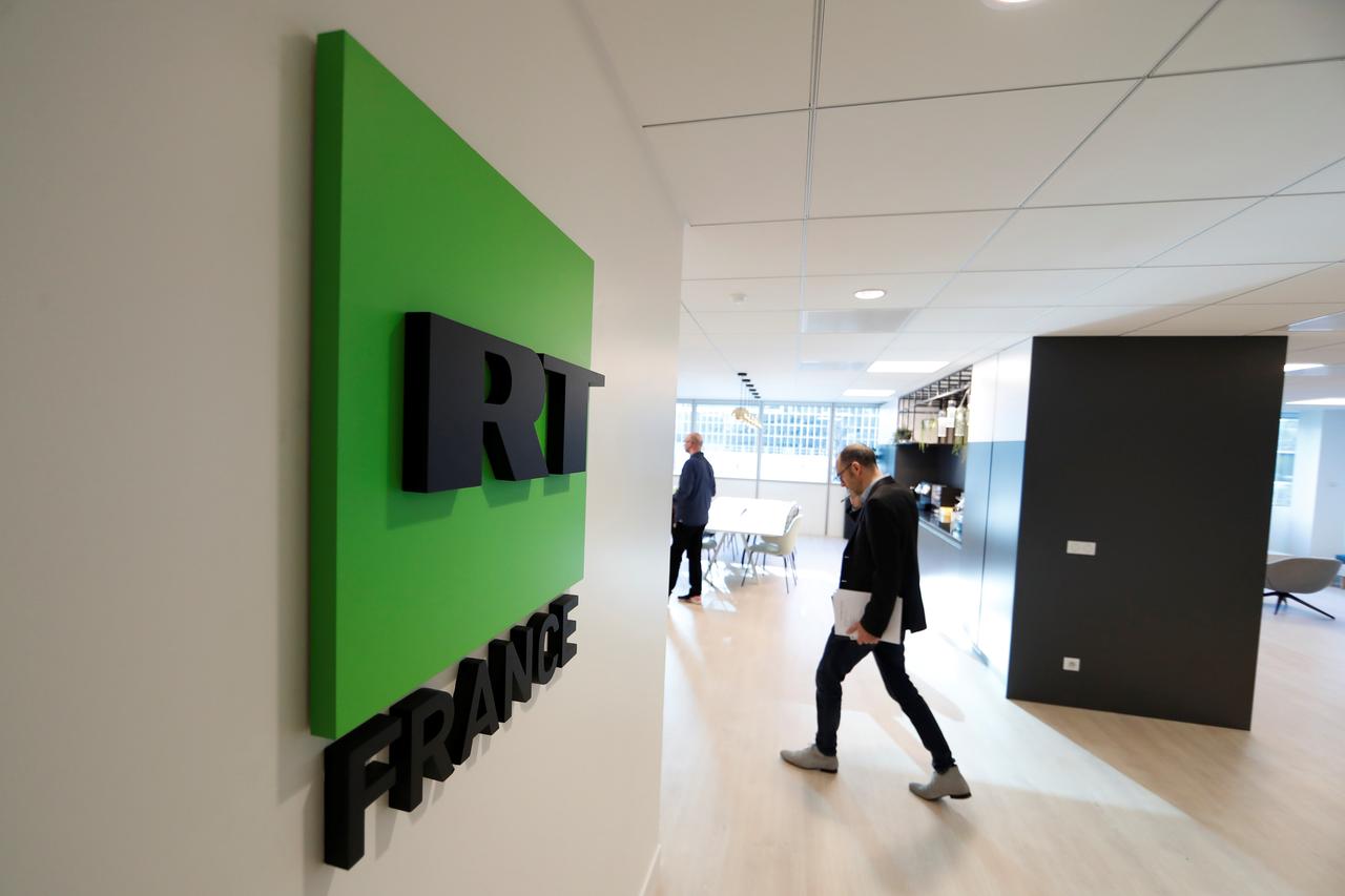 Les studios RT à Paris. [Reuters - Gonzalo Fuentes]