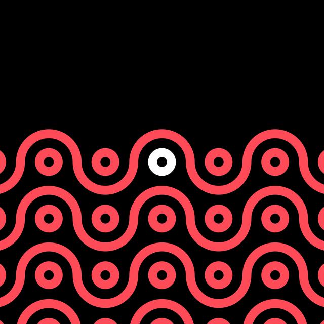 Logo chronique musique rouge