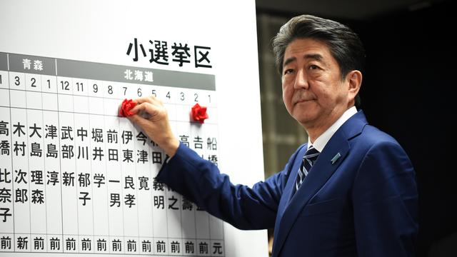 Le Premier ministre japonais Shinzo Abe. [AFP - Toru Yamanaka]