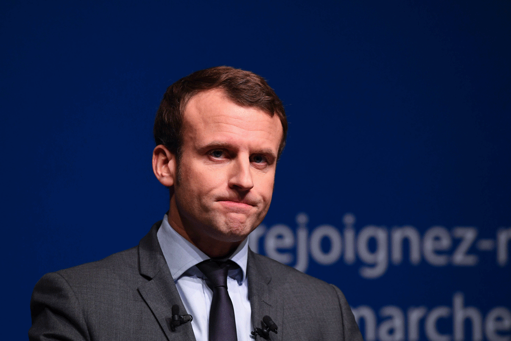 Emmanuel Macron continue de grimper dans les sondages. [AFP - François Pauletto]