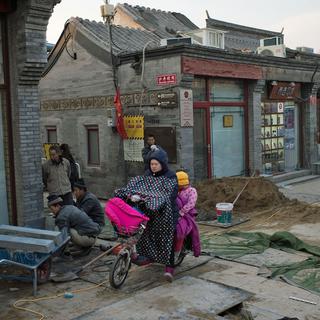 De nombreux quartiers pauvres de Pékin sont progressivement rasés. [AFP - Nicolas Asfouri]