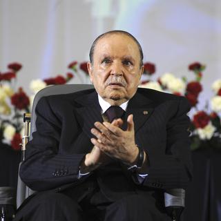 Le président algérien Abdelaziz Bouteflika, candidat à un cinquième mandat, serait soigné aux Hôpitaux universitaires genevois. [AP/Keystone - Sidali Djarboub]