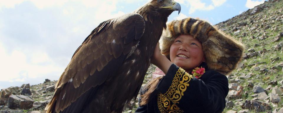 "La jeune fille et son Aigle" est un documentaire sur la jeune mongole Aisholpan. [Keystone - Sony Pictures Classics via AP]