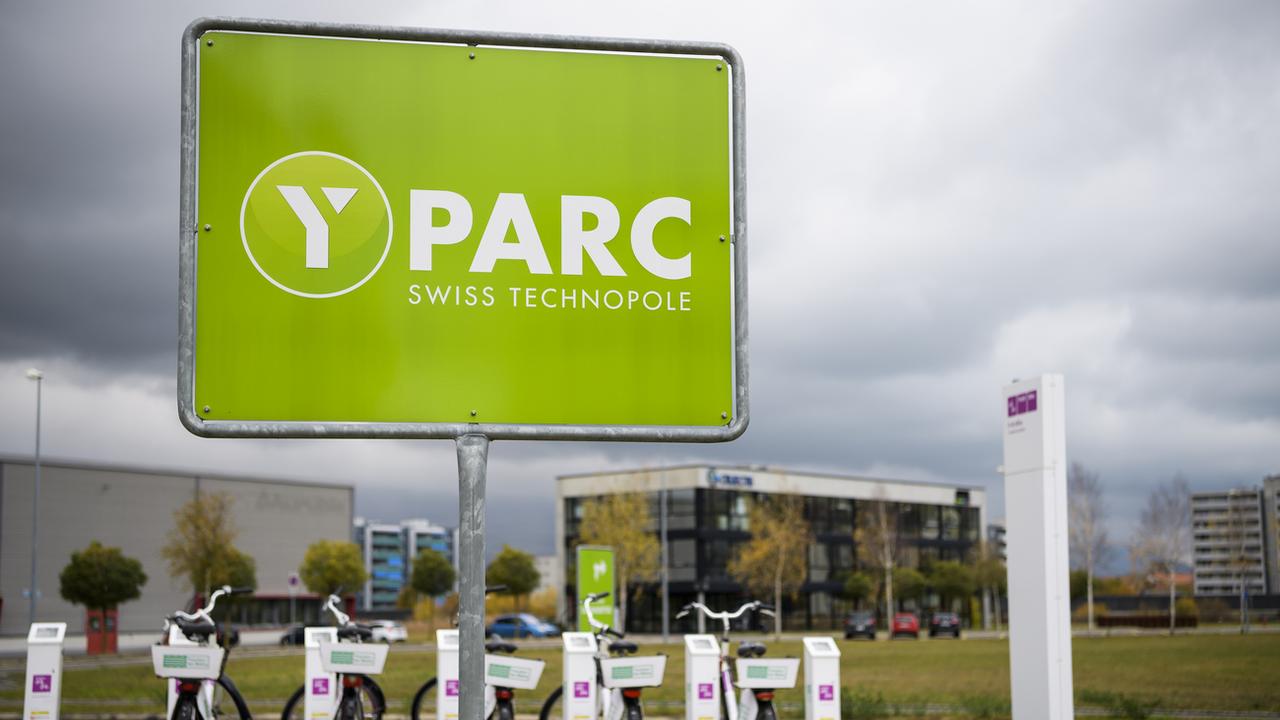 Avec une superficie de plus de 50 hectares, Y-PARC, à Yverdon, est le plus vaste parc technologique de Suisse. [Keystone - Jean-Christophe Bott]