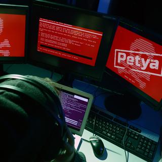 L'Ukraine aurait été la principale cible de la cyberattaque "Petya". [Sputnik/AFP - Vladimir Trefilov]