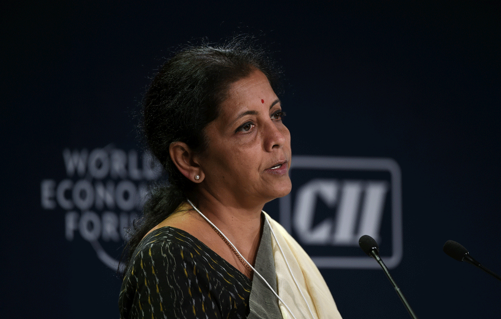Nirmala Sitharaman, ministre du commerce d'Inde. [AFP - Money Sharama]