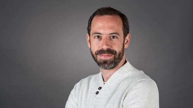 Cédric Guigon, journaliste RTSinfo radio. [RTS - Anne Kearney]