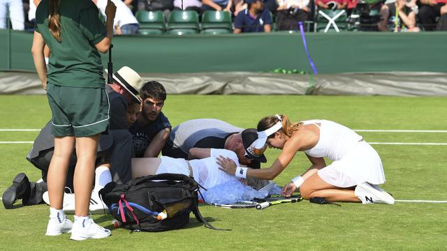 La blessure de Bethanie Mattek-Sands avait jeté l'effroi dans les travées de Wimbledon.